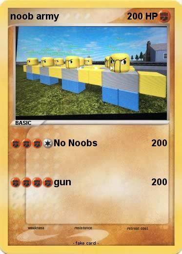 Pokémon Noob Army 3 3 No Noobs My Pokemon Card
