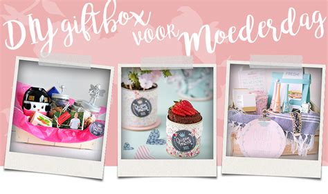 Een cadeau knutselen voor moederdag; Last minute Moederdag cadeau - DIY gift box