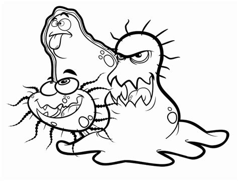 Germs Coloring Pages Best Coloring Pages For Kids