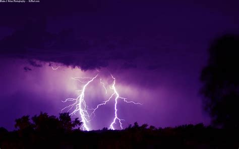 Purple Lightning Lightning Wallpaper