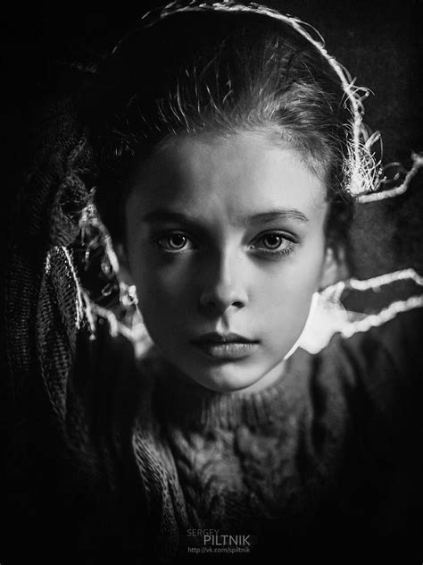 Polina In Bw By Sergey Piltnik Пилтник On 500px Portrait Black And