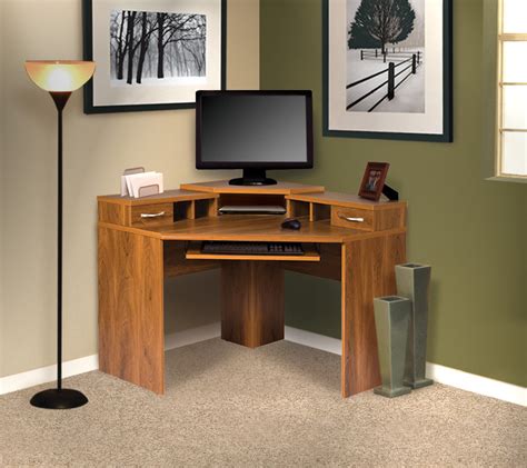 Corner Desk With Monitor Platform American Furniture Classics