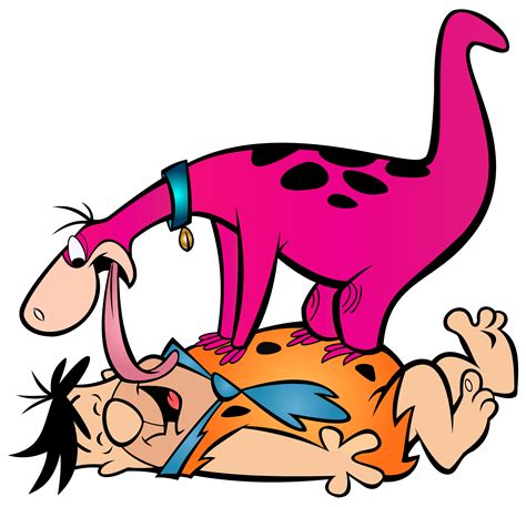 Fred And Dino Png 3091x2985 Animated Cartoons Classic Cartoon