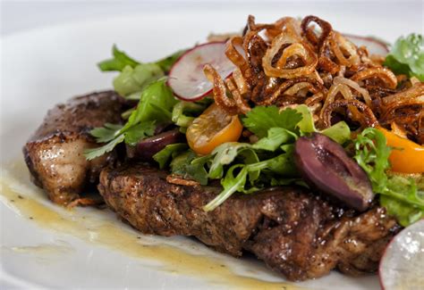 Sprinkle salt and pepper on both sides of the steaks. Butter-Basted Pan-Seared Aged Rib Eye Steak | Ribeye steak ...