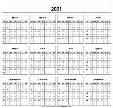 During 2021, rico blanco will experience a strong tendency to spend more time alone, to delve inside and find some answers and to reach a better understanding of himself. Calendario Enero 2021 En Blanco | Get Free Calendar