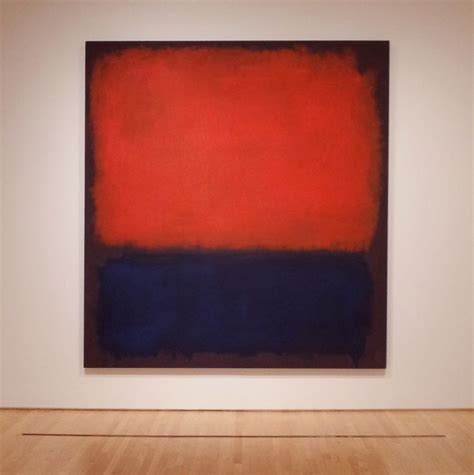 No14 By American Painter Mark Rothko 1960 San Francisco Museum Of