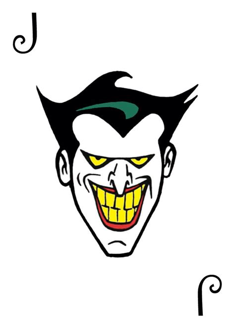 The Joker Face With Yellow Eyes And Black Hair Is Shown In Front Of A