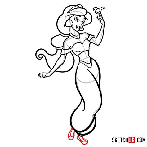 Sketching The Desert Rose How To Draw Princess Jasmine