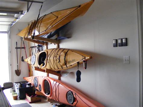 Many of us were forced to rely on products built for the storage of other products including ladders, bicycles and even lawn. How To Create Kayak Garage Storage | Kayak storage, Garage ...