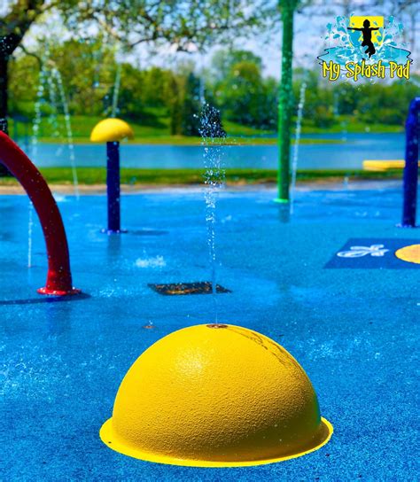 spray bump water play features by my splash pad water play splash park water playground