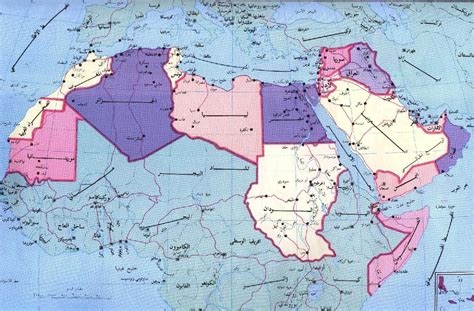 Map Of The Arabic World Arabian Princess Arab World World Map