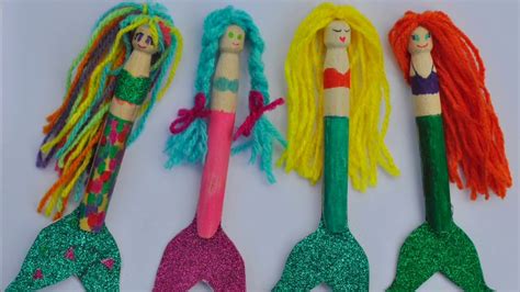 I will teach you 12 persuasive devices: How to Make a Mermaid Peg Doll - YouTube