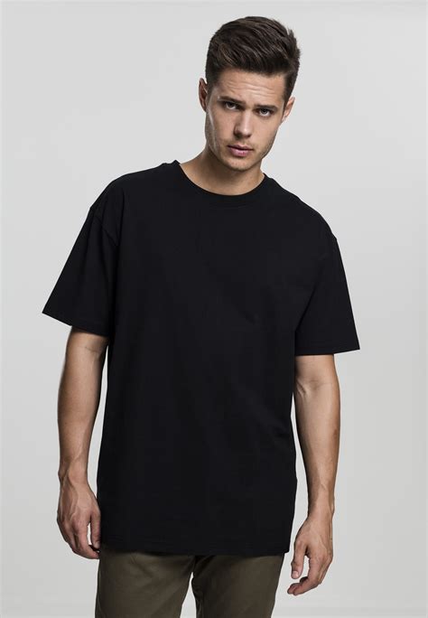 Urban Classics T Shirt Heavy Oversized Tee Black T Shirts Tops Herren Lifestyle Kustom