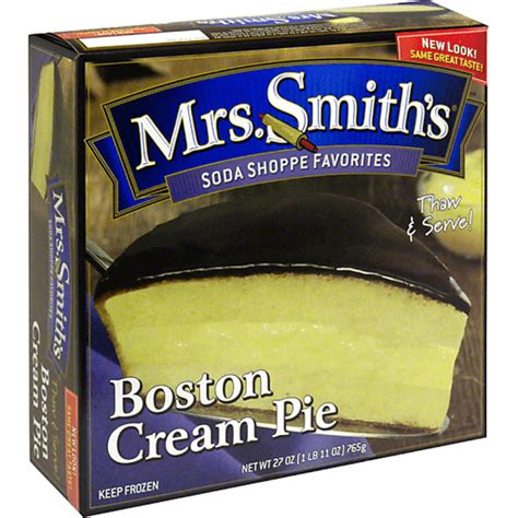 The picture you took of the cake slice looks sooo yummy! Mrs Smiths Soda Shoppe Favorites Boston Cream Pie | Shop ...