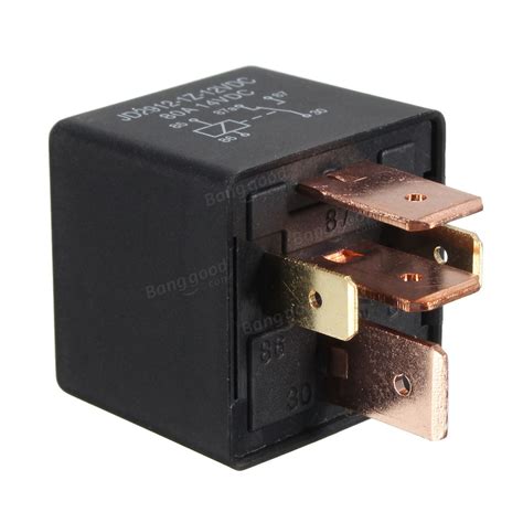 5 Pin 80a 12v Red Copper Spdt Relay For Car Vehicle Truck Automotive