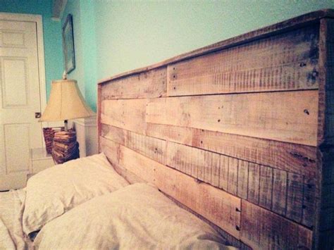 Using pallets is not only an inexpensive way to create pallet furniture; Cozy Pallet Headboard Ideas | Pallet Ideas