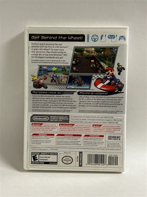 Mario Kart Wii Nintendo Game Complete W Manual Tested Disk Works