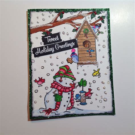 Whether you want to send a traditional merry christmas card or get creative with unique greetings for holiday cards , you can make christmas cards that match your personality and style. Painting with Arteza gouache | Holiday greetings, Cards ...
