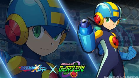 Megaman X Dive【steam Ver 】 On Twitter [celebrating Themega Man Exe Collabotation] Character