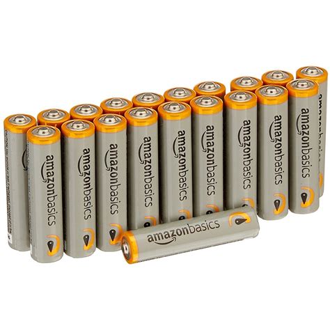 Amazonbasics Aaa Performance Alkaline Batteries 20 Pack Packaging