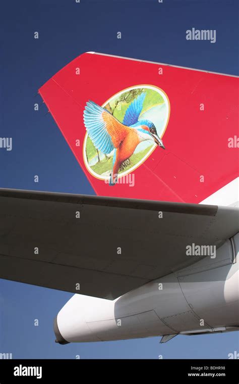 Kingfisher Airlines Tail Plane Logo Livery Stock Photo Alamy