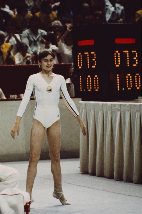 nadia comaneci gymnastics gold medal winner first perfect 10 xxi images and photos finder