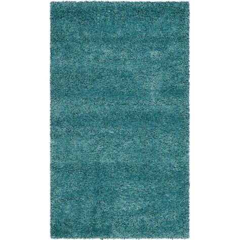 It comes in a blue. Safavieh Milan Shag Aqua Blue 4 ft. x 6 ft. Area Rug-SG180 ...