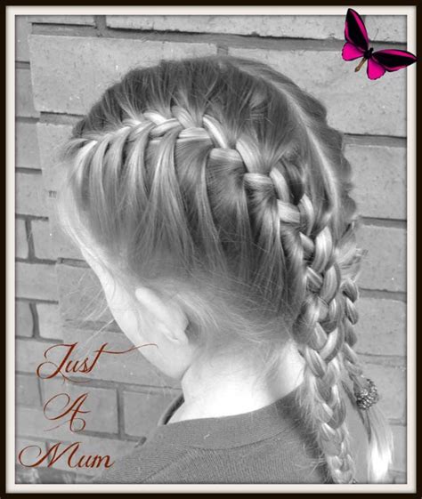 French Braid Tutorial Just A Mum Hairstyles Just A Mum S Kitchen
