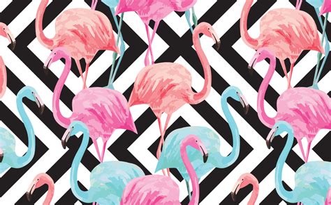 Flamingos And Diamonds Wallpaper For Walls Flamingos Over Diamonds