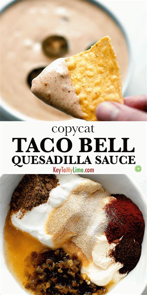 Cook until the bottom tortilla is golden, about 2 minutes. Copycat Taco Bell Quesadilla Sauce | Recipe | Easy holiday ...