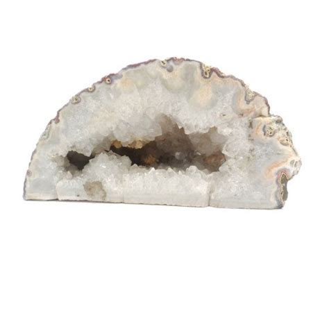 Large Raw Natural Druzy Agate Slice Occo Ocho Geode Bowl Rocks And