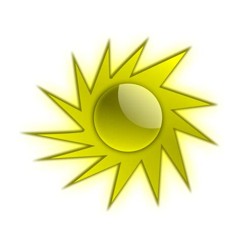 Clip Art Of Vector Sun Free Image Download