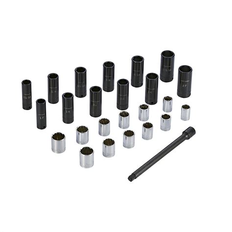 Craftsman 25 Piece 12 Drive Impact And Chrome Socket Set