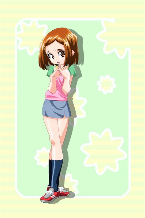 The Big Imageboard Tbib 1girl Brown Eyes Chisato Mahotama Erogos Mahotama Miniskirt Skirt