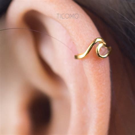 Cartilage Hoop Earrings Tiny Helix Hoop Earring Cartilage Etsy