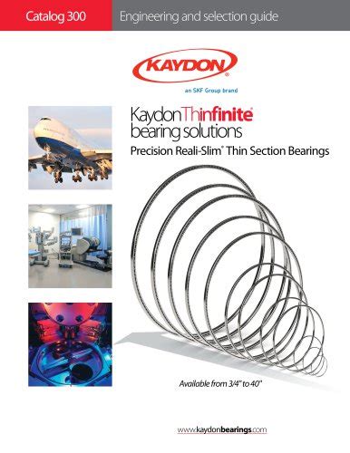 Catalog 390 Kaydon Slewing Ring Turntable Bearing Catalog Kaydon