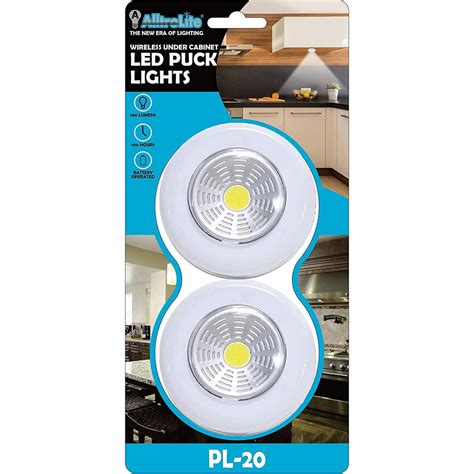 Pl20 Wireless Led Puck Light Led Under Cabinet Lighting 2 Pack