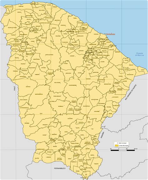 Geografia Do Estado Do Ceará Geografia Total™