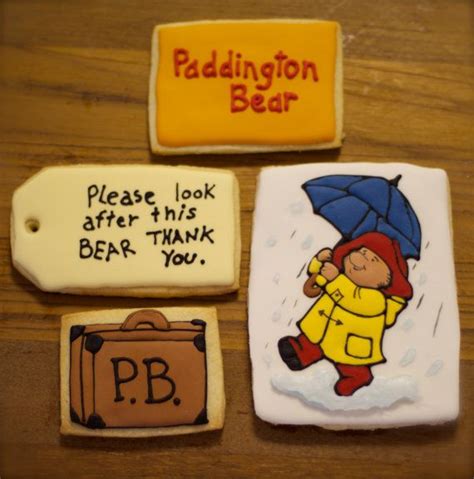 paddington bear cookies please look after this bear thank you on etsy 25 00 paddington