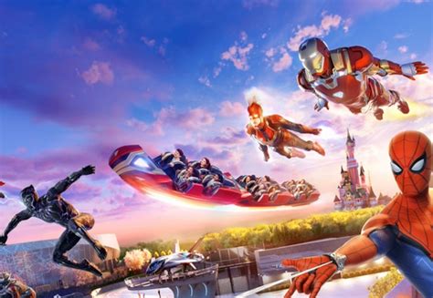 New Avengers Campus Concept Art Released For Disneyland Paris Land