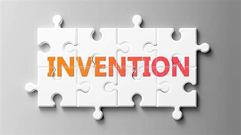 Invention Complex Like A Puzzle Pictured As Word Invention On A