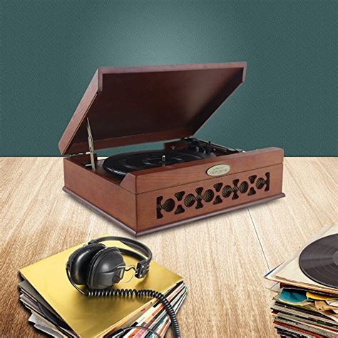 Pyle Pvntt6umrbt Retro Vintage Classic Style Bluetooth Turntable Record