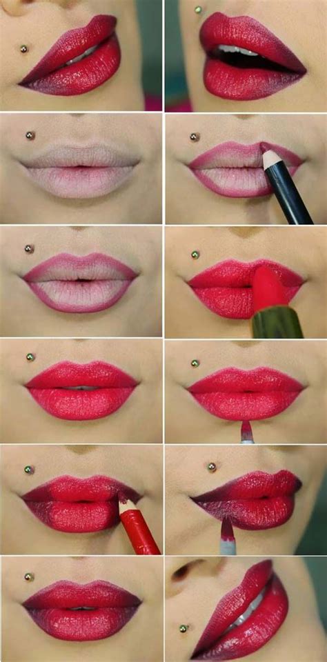 Way Too Sexy Lips From The Usual Red Lipstick Can Be Achieved In Just Few Steps Ladies Go For
