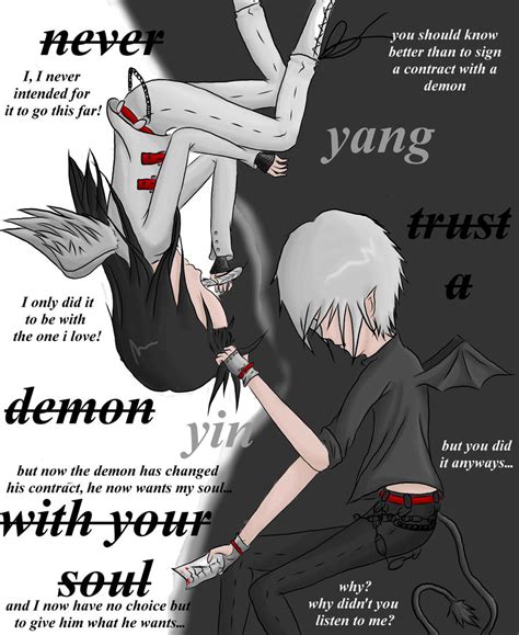 Yin And Yang Angel Demon Anime By Mayslove On Deviantart
