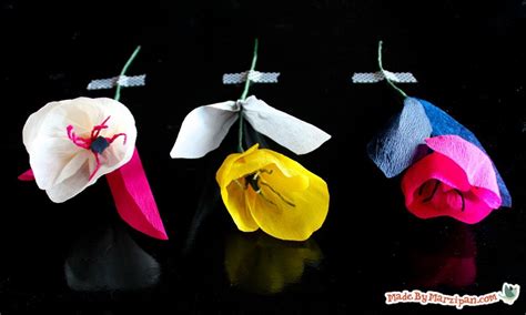 Diy Crepe Paper Tulips Made By Marzipan