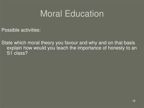 Ppt Moral Education Powerpoint Presentation Id666987