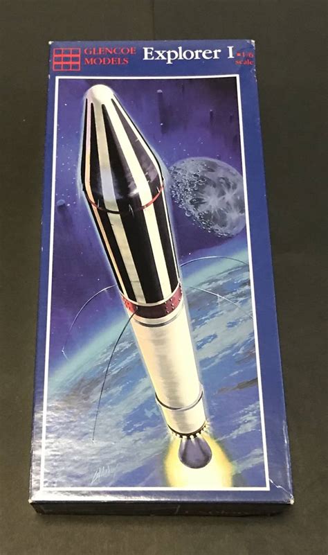 グレンコモデル Glencoe Models 16 Explorer I エクスプローラー1 1号 ロケット ビンテージ プラモデル 未