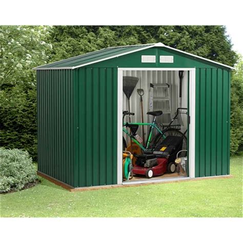 Madrid 8ft X 10ft Value Metal Shed 261m X 302m