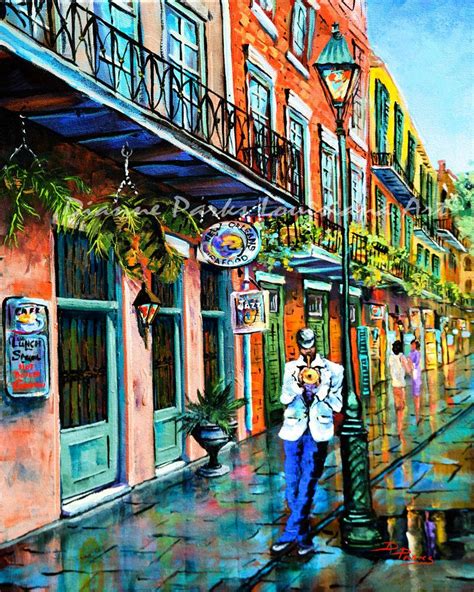 New Orleans Jazz Art New Orleans Street Music Impressionist Etsy