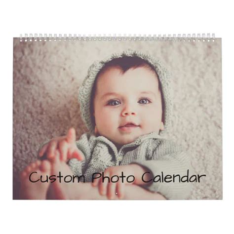 Personalized Photo Calendar Zazzle